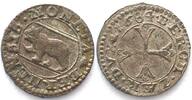 Schweiz - Bern Swiss BERN 1/2 Kreuzer 1684 billon UNC! -