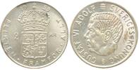 Schweden SWEDEN 2 Kronor 1959 GUSTAF VI ADOLF silver PROOFLIKE -