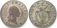 Italien - Sardinien Italy SARDINIA 7.6 Soldi 1800 CARLO EMANUELE IV billon VF -