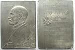 Frankreich - Medaillen LOUIS PASTEUR Lead pattern for plaque ND(1895) by Canale 111x80mm RRR! -