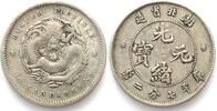 China - Hupeh CHINA - HUPEH PROVINCE 10 Cents ND(1895-1907) silver aXF! -