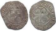 Schweiz - Genf Swiss Cantons GENEVA Parpagliola ND CARLO I of Savoy 1482-90 billon VF RARE! -