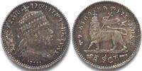 &Auml;thiopien 1/20 Birr 1903 ETHIOPIA Gersh EE 1895 (1903) MENELIK II silver... 42.71 US$28.86 US$  +  40.41 US$ shipping