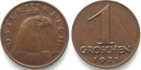 &Ouml;sterreich 1931 AUSTRIA. 1 Groschen 1931, bronze, KEY DATE! AU! vz+ 34.63 US$26.55 US$  +  40.41 US$ shipping