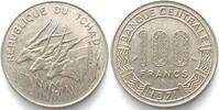 Tschad 1971 CHAD. 100 Francs 1971, nickel, AU f.unz 34.63 US$19.62 US$  +  40.41 US$ shipping