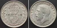 England 1918 GREAT BRITAIN Threepence 1918 GEORGE V silver UNC-! unz- 34.61 US$25.38 US$  +  40.39 US$ shipping