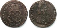 Haus Habsburg BRABANT Liard 1713, CHARLES VI of AUSTRIA, copper XF! -