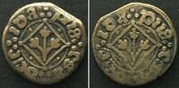 Spanien - Katalonien LLEIDA. Puguesa ND (1480-1510) FERNANDO II of ARAGON, copper, VF -