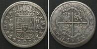 Spanien SPAIN. 2 Reales 1723 MA, Madrid mint, PHILIP V silver VF -