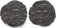 Italien - Sizilien SICILY - BRINDISI. Denaro CONRAD I (1250-1254) billon XF -