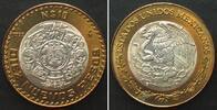 Mexiko MEXICO 10 Nievos Pesos 1992, silver / bronze, bi-metallic UNC -