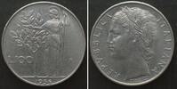 Italien ITALY 100 Lire 1956 steel AU! -