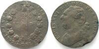 Frankreich France CONSTITUTION. 12 Deniers 1792 A, LOUIS XVI, type FRANCOIS, AU! -