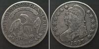 Vereinigte Staaten von Amerika US 1827 Capped Bust Half Dollar, Square Base 2, silver VF -