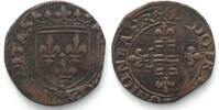 Italien - Neapel, Königreich Italian States NAPLES. Sestino LOUIS XII of France, 1501-1503, copper, VF+ -