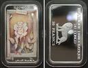 Kongo - Kinshasa CONGO, Democratic Republic. 10 Francs 2001 La Vie en Rose ILLUSION silver Proof -