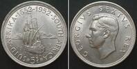 Südafrika SOUTH AFRICA 5 Shillings 1952 - CAPETOWN - GEORGE VI silver UNC! -