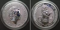 England GREAT BRITAIN 5 Pounds 2020 White Lion of Mortimer QUEEN'S BEASTS 2 oz silver -