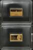 Ingots / Barren SCHLOSS KARLSRUHE - BADEN-WÜRTTEMBERG, 1/100 oz 0.9999 gold -
