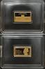 Ingots / Barren SCHLOSS LUDWIGSLUST - MECKLENBURG-VORPOMMERN, 1/100 oz 0.9999 gold -