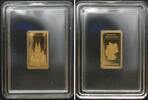 Ingots / Barren RINGKIRCHE WIESBADEN - HESSEN, 1/100 oz 0.9999 gold -