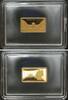 Ingots / Barren SAARBRÜCKER SCHLOSS - SAARLAND, 1/100 oz 0.9999 gold -