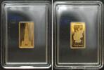 Ingots / Barren ULMER MÜNSTER - BADEN-WÜRTTEMBERG, 1/100 oz 0.9999 gold -