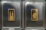 Ingots / Barren ST. PETRI DOM - BREMEN, 1/100 oz 0.9999 gold -
