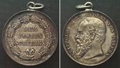 Bayern - Orden und Abzeichen BAVARIA Medal ca. 1910 FOR THE BEST SHOOTER - LUITPOLD silver 35mm -