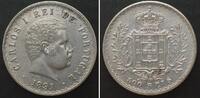  1891 Portugal PORTUGAL 500 Reis 1891 KARL I. Silber ERHALTUNG! unz-