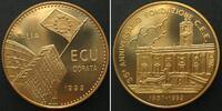 Italien ITALY Ecu dorata 1992, 35th Ann. of EEC, Cu-Ni gilt -