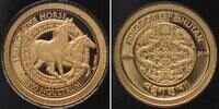 Bhutan BHUTAN 100 Ngultrum 2014 Lunar YEAR OF THE HORSE gold Proof SCARCE! -