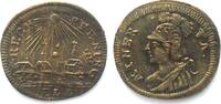 Nürnberger Rechenpfennige  MINERVA Counter by Ernst Ludwig Lauer (1783-1829) brass 18mm RARE! UNC-!