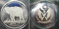 Sahara SAHARAWI 500 Pesetas 1993 Elephant WILDLIFE PROTECTION silver Proof -