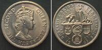 Ostkaribische Staaten  EAST CARIBBEAN STATES 50 Cents 1965 ELIZABETH II Cu-Ni PROOF
