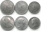 Albanien ALBANIA 0.50, 1, 2 Lek 1939, VITTORIO EMANUELE III, steel UNC-! -