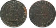 Italien - Venedig Italian States VENICE 1 Centesimo 1849 REVOLUTION copper VF+ -