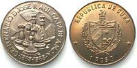 Kuba CUBA 1 Peso 1988 Chess JOSE RAUL CAPABLANCA Cu-Ni BU -