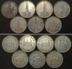 Deutschland - Drittes Reich 1934-1937 Germany 3RD REICH 7 x 5 Reichsmark 1934-37, Garrison Church, silver VF-EF