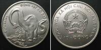 Vietnam VIETNAM 10 Dong 1993 Diplodocus PREHISTORIC ANIMALS, RARE! -