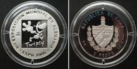 Kuba CUBA 5 Pesos 1999, Twipsy EXPO 2000 HANNOVER, silver Proof SCARCE! -