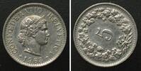 Schweiz - Fehlprägungen SWITZERLAND 5 Rappen 1963 Cu-Ni 60° DIE ROTATION ERROR -