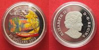 Kanada CANADA 20 Dollars 2013 AUTUMN HARMONY silver COLORED Proof # 94805