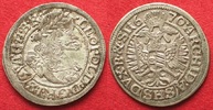 Haus Habsburg AUSTRIA 3 Kreuzer 1670 SHS Breslau mint LEOPOLD I silver UNC!!! # 94851