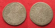 Haus Habsburg BOHEMIA 3 Kreuzer 1696 Prague mint LEOPOLD I silver aXF! # 94855