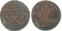 Harz - Münzmeisterjetons ZELLERFELD Mintmaster token 1753 JOHANN BENJAMIN HECHT copper VF+ -