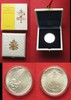 Vatikan VATICAN 500 Lire 1994 VERITATIS SPLENDOR JOHN PAUL II silver BU in box # 94954
