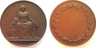  1848 Frankreich - Medaillen REPUBLIQUE FRANCAIS 1848 Bronze Medaille von Bovy 57mm unz