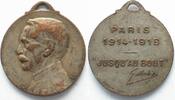 Madagaskar - Medaillen GENERAL JOSEPH GALLIENI Medal 1916 by Maillard, silvered brass 28mm -