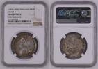 THAILAND BAHT THAILAND Baht ND (1876-1900) RAMA V silver NGC UNC Details -